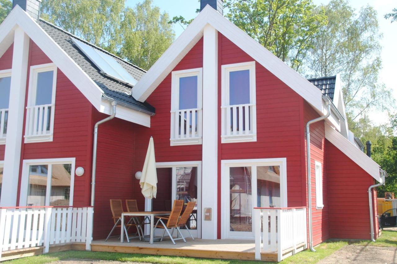 Ferienhaus Wellenlaeufer Haus - Sauna, Terrasse, Garten Glowe Bagian luar foto